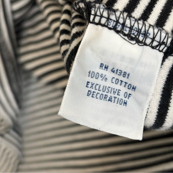 Polo Ralph Lauren Short Sleeve Striped Pima Golf Shirt-Black/White-Men Size XXL - Picture 5 of 5